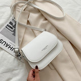 Kleine Umhängetasche für Frauen Solide Klappe - Schulter Designer Messenger Handtasche Geldbörse