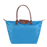 Sac à main fourre-tout en nylon imperméable - Sac à aisselles tendance pour femme Oxford Beach Shopping