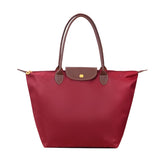 Sac à main fourre-tout en nylon imperméable - Sac à aisselles tendance pour femme Oxford Beach Shopping