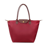 Sac à main fourre-tout en nylon imperméable - Sac à aisselles tendance pour femme Oxford Beach Shopping