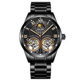 Luxe horloge voor heren - dubbele vliegwiel mechanische klok