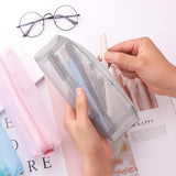 Trousse à crayons transparente - Pochette grande capacité pour adolescents garçons filles