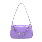 Women's Luxury Designer Handbag - Retro Ladies Shoulder Baguette Bag Nylon Purse