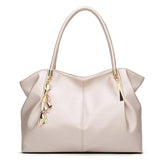 Luxury Handbag for Women - PU Leather Designer Top-handle Casual Tote Bag Ladies