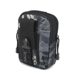 Militair tactisch heuptasje voor heren - Riemzakje Kleine zak Running Travel Camping Bag Sneeuw