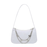 Women's Luxury Designer Handbag - Retro Ladies Shoulder Baguette Bag Nylon Purse
