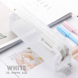 Transparent Pencil Case - Large Capacity Pouch for Teen Boys Girls School Students