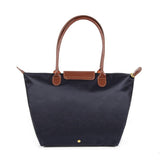 Sac à main fourre-tout en nylon imperméable - Sac à aisselles tendance pour femme Oxford Beach Shopping