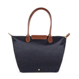 Sac à main fourre-tout en nylon imperméable - Sac à aisselles tendance pour femme Oxford Beach Shopping