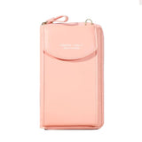 Portefeuille multifonctionnel pour femme - Pochette en cuir PU pour téléphone portable, sac à main, carte, porte-passeport
