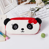 Cartoon Animals Plush Pencil Case - Kawaii Pouch Bag Case School and Office Supplies