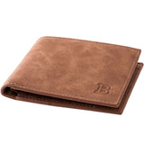 Luxury Business Billfold Wallet for Men - Credit Card Holder Man Purse Coin Cash Zipper Bag