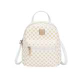 Leuke kleine rugzak voor dames / meisjes - PU-leren schoudertas Kawaii Fashion School