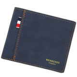 Vintage Denim Billfold Portemonnee voor Heren - Luxe Slanke Geld Creditcard Clip Houder Portemonnee