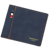 Vintage Denim Billfold Portemonnee voor Heren - Luxe Slanke Geld Creditcard Clip Houder Portemonnee
