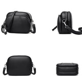 Sac à bandoulière design simple pour femme - Sac à main Messenger en cuir PU pour femme
