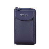 Portefeuille multifonctionnel pour femme - Pochette en cuir PU pour téléphone portable, sac à main, carte, porte-passeport