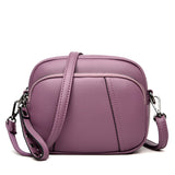 Sac à bandoulière design simple pour femme - Sac à main Messenger en cuir PU pour femme