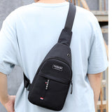 Crossbody-borsttas voor heren - Schouderriem Borsttas Messenger Travel Purse