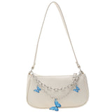 Women's Luxury Designer Handbag - Retro Ladies Shoulder Baguette Bag Nylon Purse
