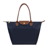 Sac à main fourre-tout en nylon imperméable - Sac à aisselles tendance pour femme Oxford Beach Shopping