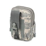 Militair tactisch heuptasje voor heren - Riemzakje Kleine zak Running Travel Camping Bag Sneeuw