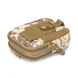 Militair tactisch heuptasje voor heren - Riemzakje Kleine zak Running Travel Camping Bag Sneeuw