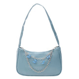 Dames luxe designer handtas - retro dames schoudertas baguette tas nylon portemonnee