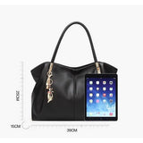 Luxury Handbag for Women - PU Leather Designer Top-handle Casual Tote Bag Ladies