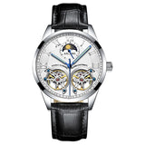Luxe horloge voor heren - dubbele vliegwiel mechanische klok