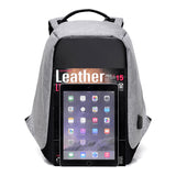 Anti-diefstal rugzak met USB-oplader - 15,6-inch schoolwaterafstotende laptoptas met grote capaciteit