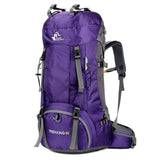60L Outdoor Trekking Rugzak - Camping Wandelen Klimtas Waterdichte Bergbeklimmersrugzak
