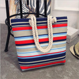 Grote opvouwbare draagtas - grote handtas voor dames Casual canvas schoudertas met print