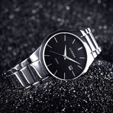Fashion Simple Watch for Men - Slim Stainless Steel Strap Waterproof For Men Quartz Business