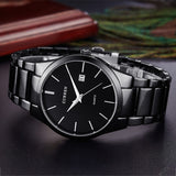 Fashion Simple Watch for Men - Slim Stainless Steel Strap Waterproof For Men Quartz Business
