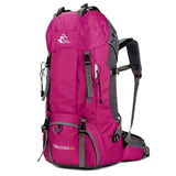 60L Outdoor Trekking Rugzak - Camping Wandelen Klimtas Waterdichte Bergbeklimmersrugzak