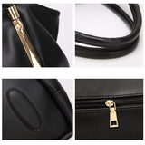 Luxury Handbag for Women - PU Leather Designer Top-handle Casual Tote Bag Ladies
