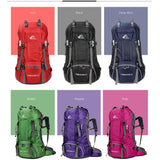 60L Outdoor Trekking Rugzak - Camping Wandelen Klimtas Waterdichte Bergbeklimmersrugzak