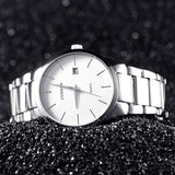 Fashion Simple Watch for Men - Slim Stainless Steel Strap Waterproof For Men Quartz Business
