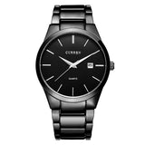 Mode eenvoudig horloge voor heren - Slanke roestvrijstalen band waterdicht voor heren Quartz Business