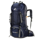 60L Outdoor Trekking Rugzak - Camping Wandelen Klimtas Waterdichte Bergbeklimmersrugzak