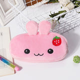Cartoon Animals Plush Pencil Case - Kawaii Pouch Bag Case School and Office Supplies