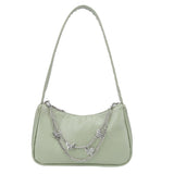 Dames luxe designer handtas - retro dames schoudertas baguette tas nylon portemonnee