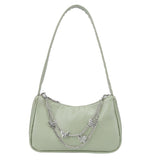 Dames luxe designer handtas - retro dames schoudertas baguette tas nylon portemonnee