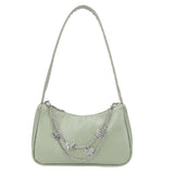 Women's Luxury Designer Handbag - Retro Ladies Shoulder Baguette Bag Nylon Purse