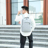 Anti-diefstal laptoprugzak voor heren - USB-oplaadpoort Waterdichte Oxford-schooltas