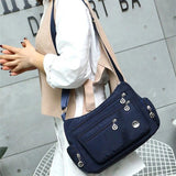 Crossbody schoudertas voor dames - Messenger reishandtas waterdicht nylon