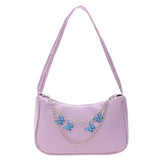 Women's Luxury Designer Handbag - Retro Ladies Shoulder Baguette Bag Nylon Purse