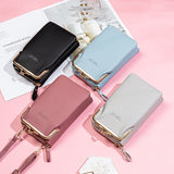 Small Crossbody Bag For Women - Mini PU Leather Shoulder Messenger Handbag Purse