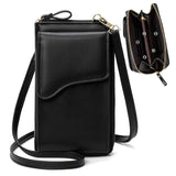 Dames Kleine Crossbody Schoudertas / Portemonnee - Mini Zadeltas Portemonnee Dames Clutch Portemonnee